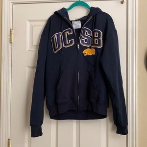 UC Santa Barbra Zip up Jacket